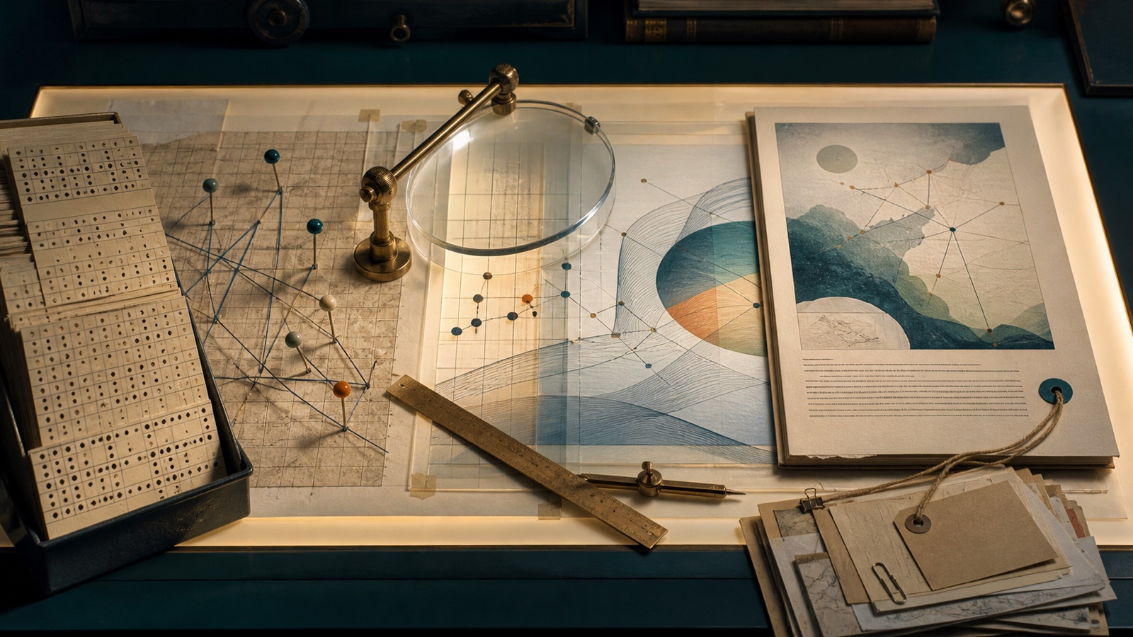 A dataset progressing through methodology, charts, and a finished reported story